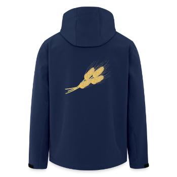 getreide corn cereal wheat weizen veggie gemuese v - Veste softshell homme en polyester recyclé Stanley/Stella - marine - Dos - AI Model Male 185 light (185cm)