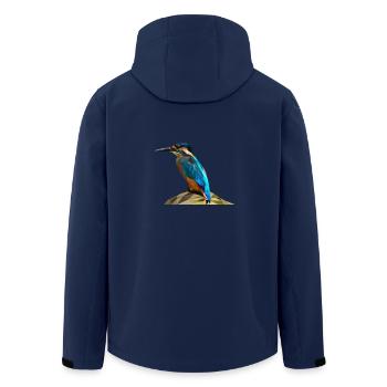 martin-pêcheur - Veste softshell homme en polyester recyclé Stanley/Stella - marine - Dos - AI Model Male 185 light (185cm)