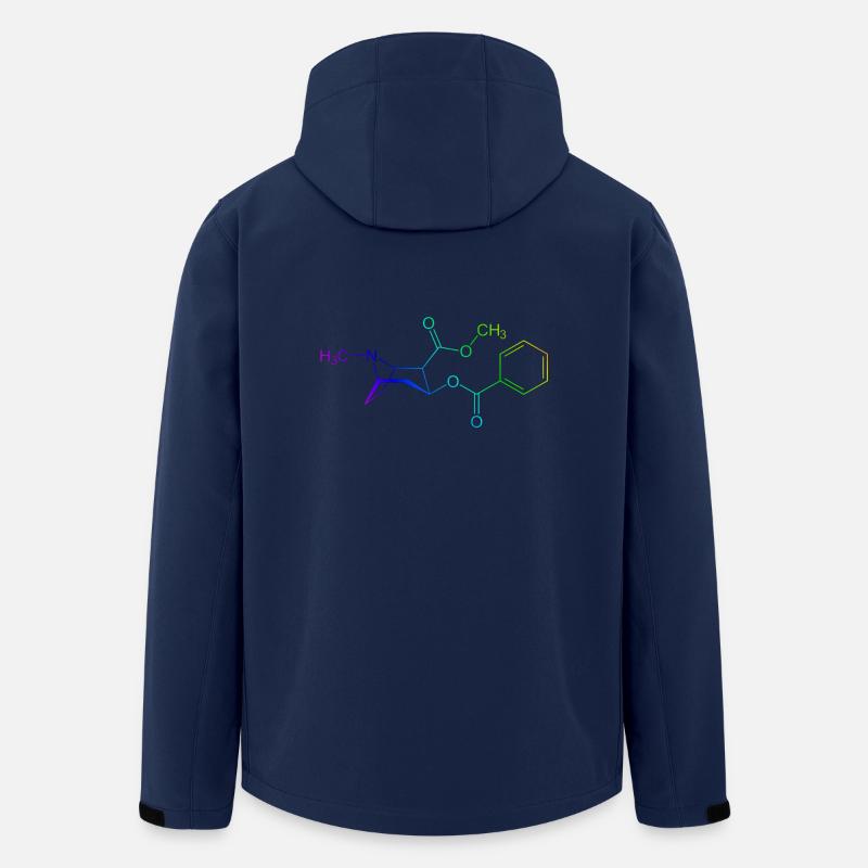 Koks Kokain farbig - Recycelte Männer Softshell-Jacke von Stanley/Stella - Navy