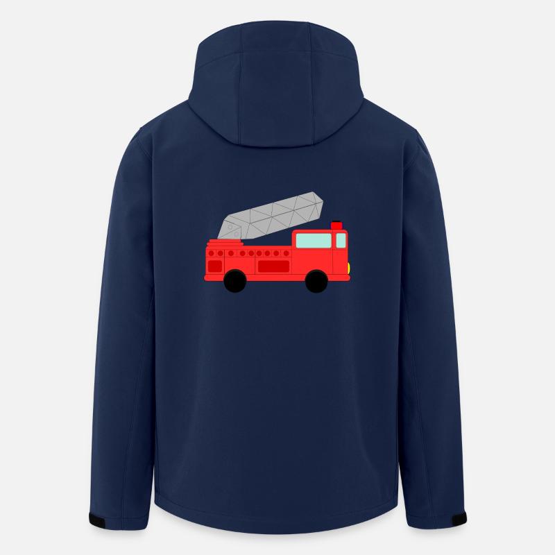 feuerwehr feuerwehrmann firefighter firetruck fire - Recycelte Männer Softshell-Jacke von Stanley/Stella - Navy