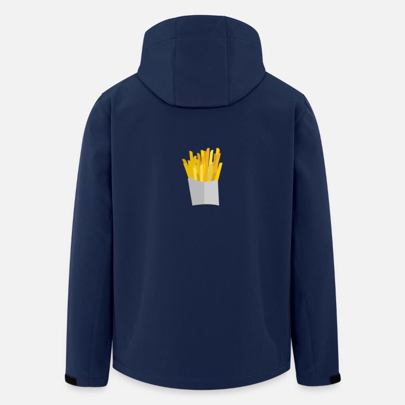 Frites - Veste softshell homme en polyester recyclé Stanley/Stella - marine