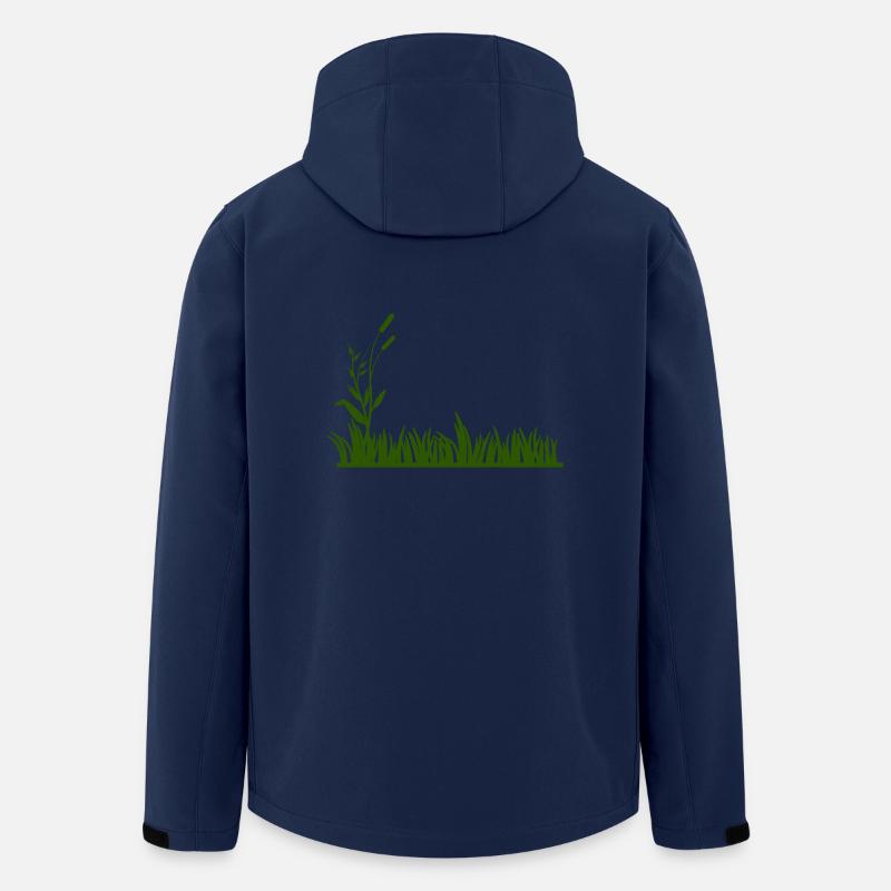 Grass - Recycelte Männer Softshell-Jacke von Stanley/Stella - Navy