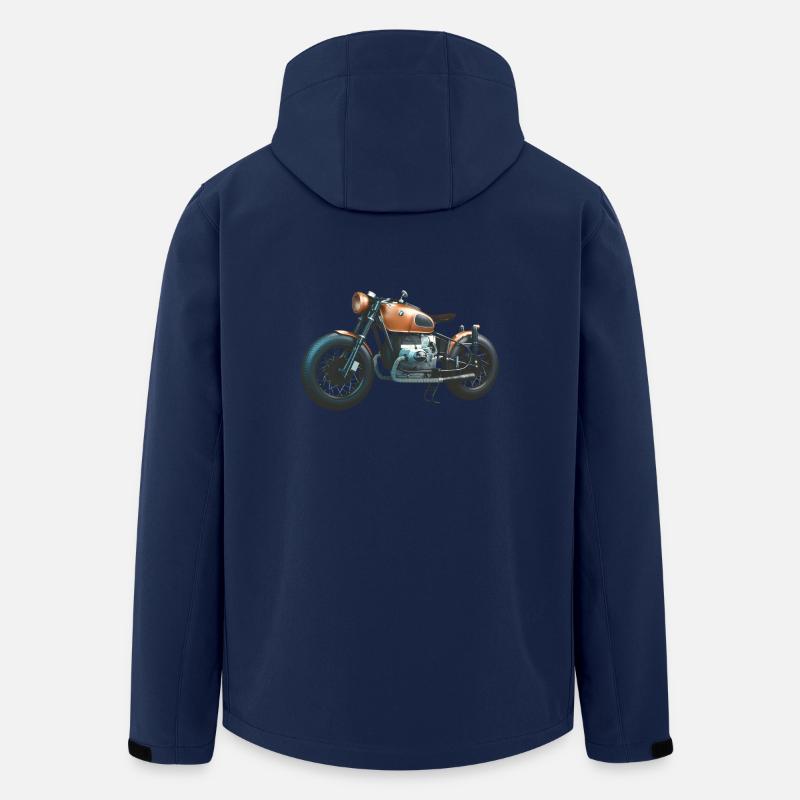 Motorrad - Recycelte Männer Softshell-Jacke Discoverer von Stanley/Stella - Navy