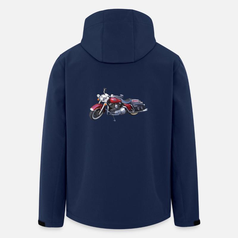 Motorrad - Recycelte Männer Softshell-Jacke von Stanley/Stella - Navy