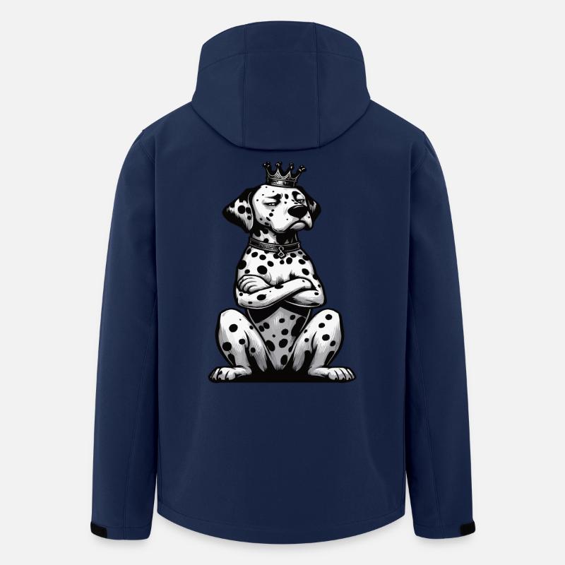 Dalmatiner Dalmatinerhalter Dalmatinerbesitzer - Recycelte Männer Softshell-Jacke von Stanley/Stella - Navy