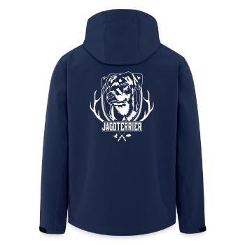 Jagdterrier Hunde Hund Jagdhund Jagdhunde Wilsigns - Recycelte Männer Softshell-Jacke von Stanley/Stella - Navy - Hinten - AI Model Male 185 light (185cm)