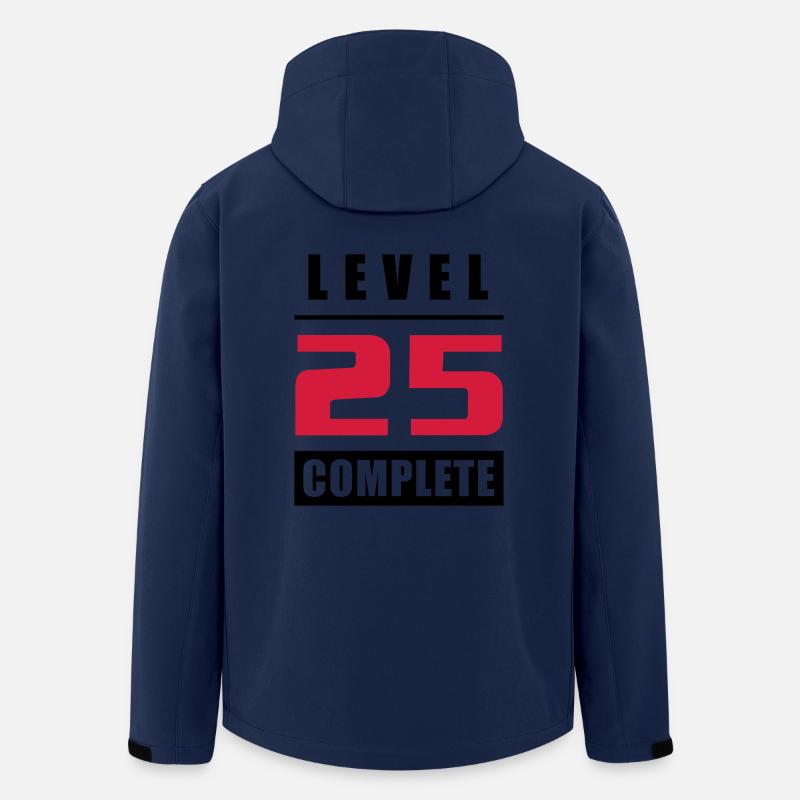 Level 25 - Complete - Men’s Recycled Softshell Jacket by Stanley/Stella - navy