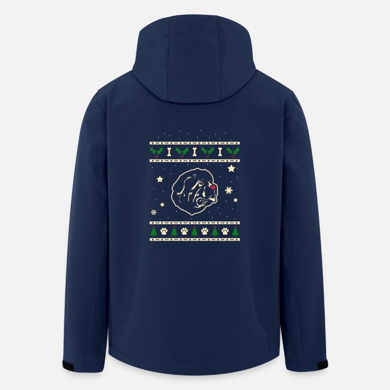 Neufundland Weihnachtsgeschenk - Recycelte Männer Softshell-Jacke von Stanley/Stella - Navy