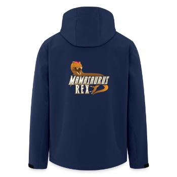 Mamasaurus Rex Maman cadeau de fête des mères - Veste softshell homme en polyester recyclé Stanley/Stella - marine - Dos - AI Model Male 185 light (185cm)