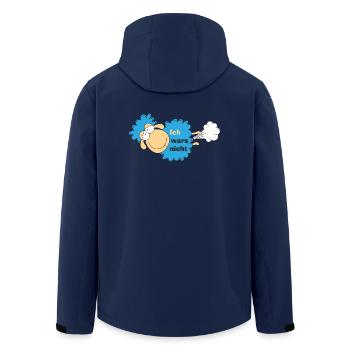 Schaaf wars nicht - Recycelte Männer Softshell-Jacke von Stanley/Stella - Navy - Hinten - AI Model Male 185 light (185cm)