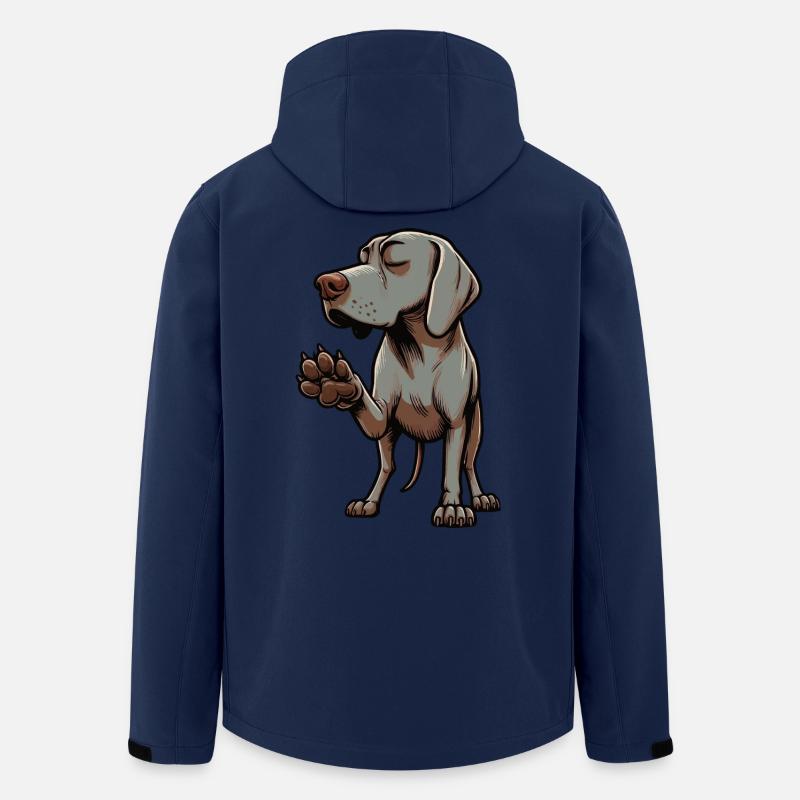 Weimaraner Weimaranerliebhaber Weimaranerhalter - Recycelte Männer Softshell-Jacke von Stanley/Stella - Navy