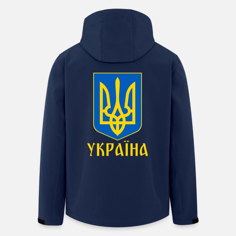 UKRAINE - Recycelte Männer Softshell-Jacke von Stanley/Stella - Navy