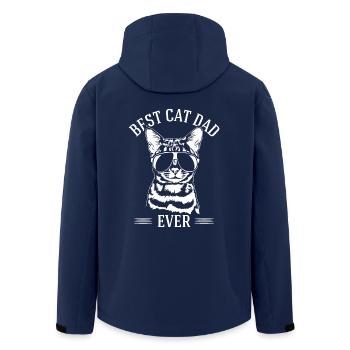 Meilleur Papa Chat Bengal Chat Bengalkatze Katze Wilsigns - Veste softshell homme en polyester recyclé Stanley/Stella - marine - Dos - AI Model Male 185 light (185cm)