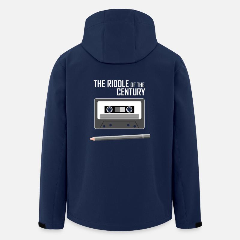 Cassette - L'énigme du siècle - Veste softshell homme en polyester recyclé Stanley/Stella - marine