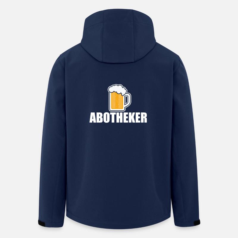 Abotheker - Recycelte Männer Softshell-Jacke von Stanley/Stella - Navy