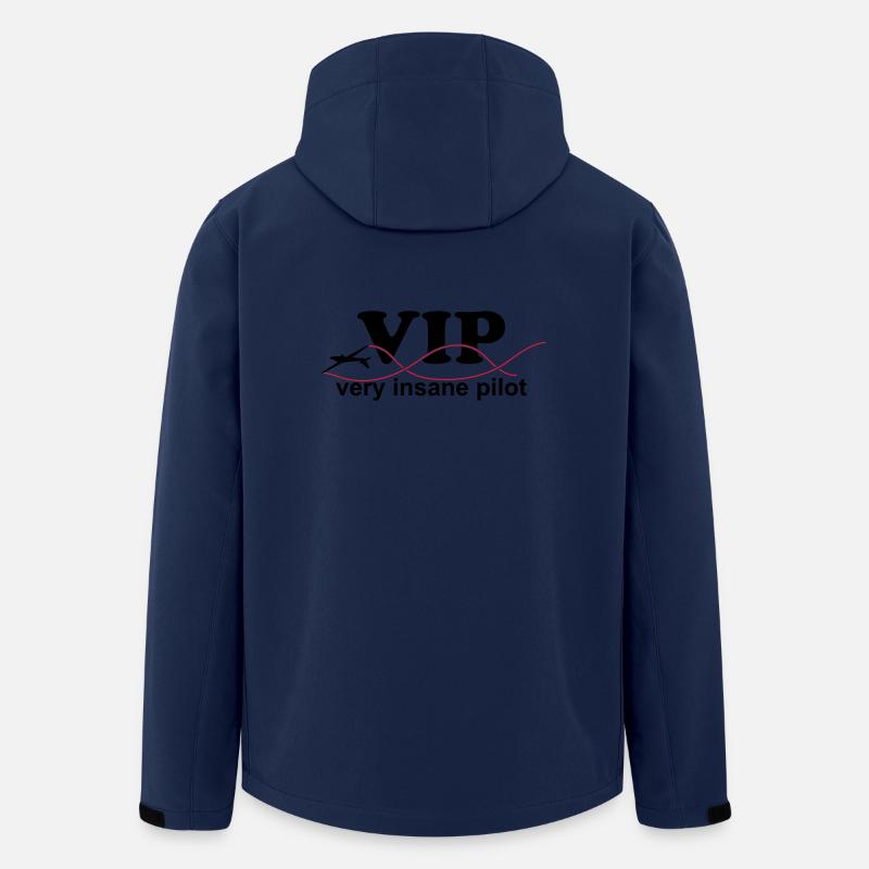 planeur VIP - Veste softshell homme en polyester recyclé Stanley/Stella - marine