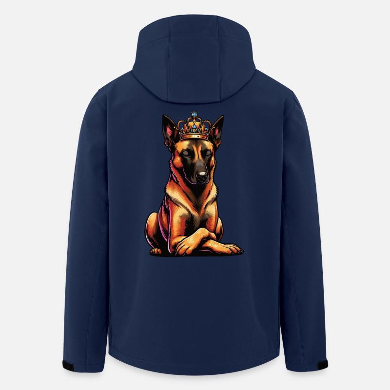 Malinois Belgian Shepherd Malinois Owner - Men’s Recycled Softshell Jacket by Stanley/Stella - navy