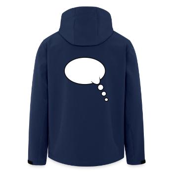 Thought Bubble Design - Men’s Recycled Softshell Jacket by Stanley/Stella - navy - Back - AI Model Male 185 light (185cm)