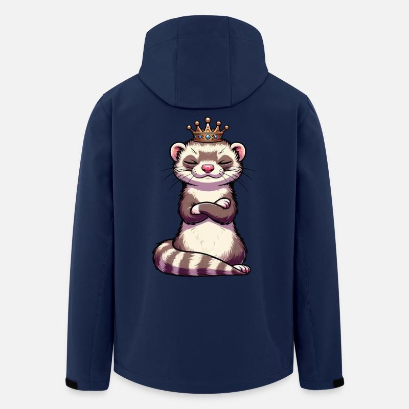 Frettchen Frettchenhalter Frettchenbesitzer - Recycelte Männer Softshell-Jacke von Stanley/Stella - Navy