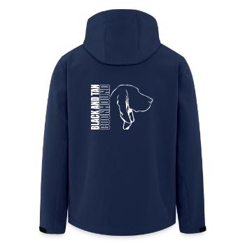 BLACK AND TAN COONHOUND Profil Chiens Wilsigns - Veste softshell homme en polyester recyclé Stanley/Stella - marine - Dos - AI Model Male 185 light (185cm)