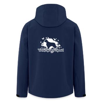 WELSH SPRINGER SPANIEL Race de chien Chiens Wilsigns - Veste softshell homme en polyester recyclé Stanley/Stella - marine - Dos - AI Model Male 185 light (185cm)