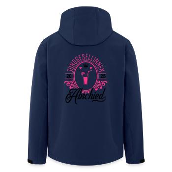 junggesellinnen abschied 2025 - Recycelte Männer Softshell-Jacke von Stanley/Stella - Navy - Hinten - AI Model Male 185 light (185cm)