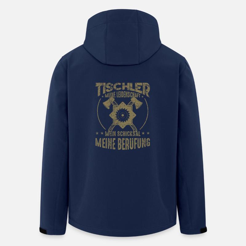 Tischler Geschenkideen - Recycelte Männer Softshell-Jacke von Stanley/Stella - Navy