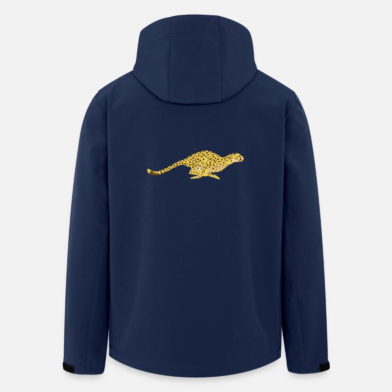 guépard - Veste softshell homme en polyester recyclé Stanley/Stella - marine