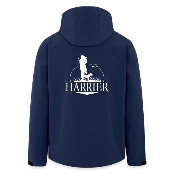 HARRIER Chiens de chasse Chasseur Wilsigns - Veste softshell homme en polyester recyclé Stanley/Stella - marine - Dos - AI Model Male 185 light (185cm)