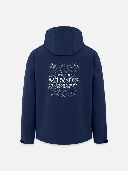 Ich bin Mathematiker, natürlich habe ich Probleme! - Recycelte Männer Softshell-Jacke von Stanley/Stella - Navy