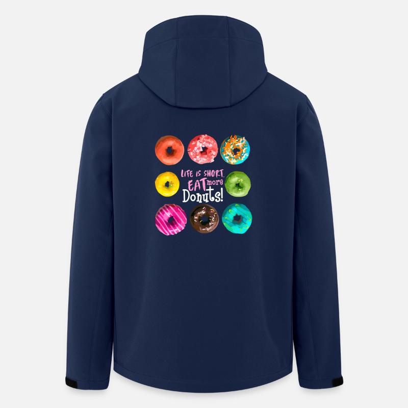 Donuts - Recycelte Männer Softshell-Jacke von Stanley/Stella - Navy