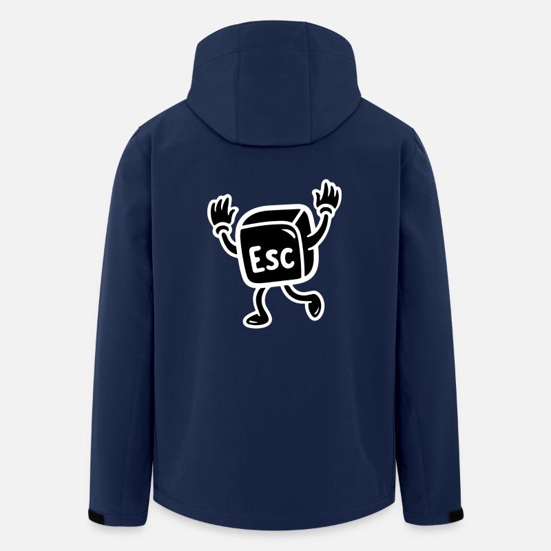 Échapper à nerd - Veste softshell homme en polyester recyclé Stanley/Stella - marine