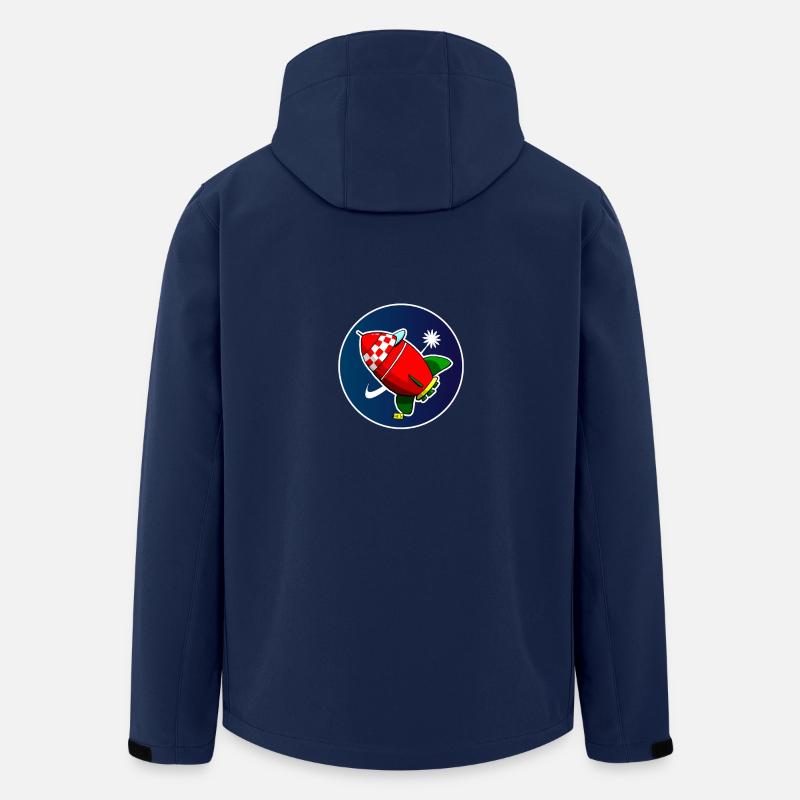 razzo01 - Recycelte Männer Softshell-Jacke von Stanley/Stella - Navy