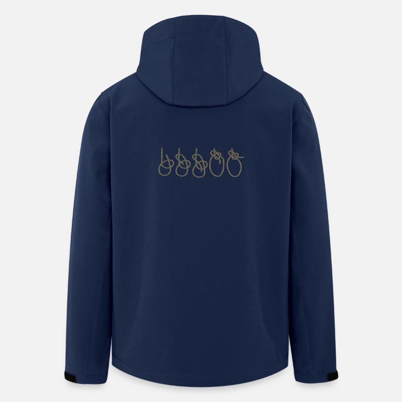 Segeln Knoten Palstek - Recycelte Männer Softshell-Jacke von Stanley/Stella - Navy