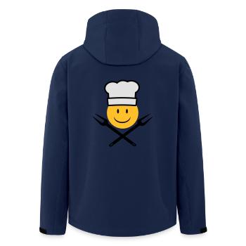 griller - Veste softshell homme en polyester recyclé Stanley/Stella - marine - Dos - AI Model Male 185 light (185cm)