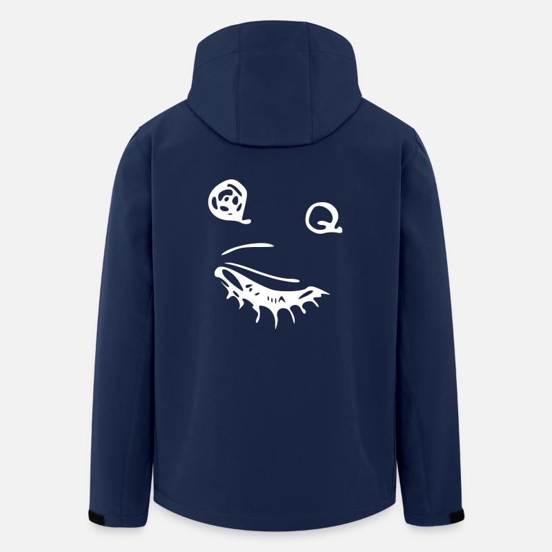 Smiley - Recycelte Männer Softshell-Jacke von Stanley/Stella - Navy
