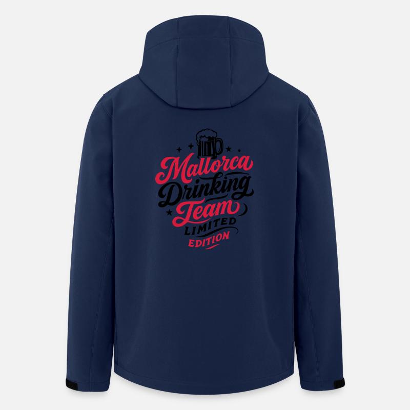 Mallorca Drinking Team Malle - Men’s Recycled Softshell Jacket by Stanley/Stella - navy