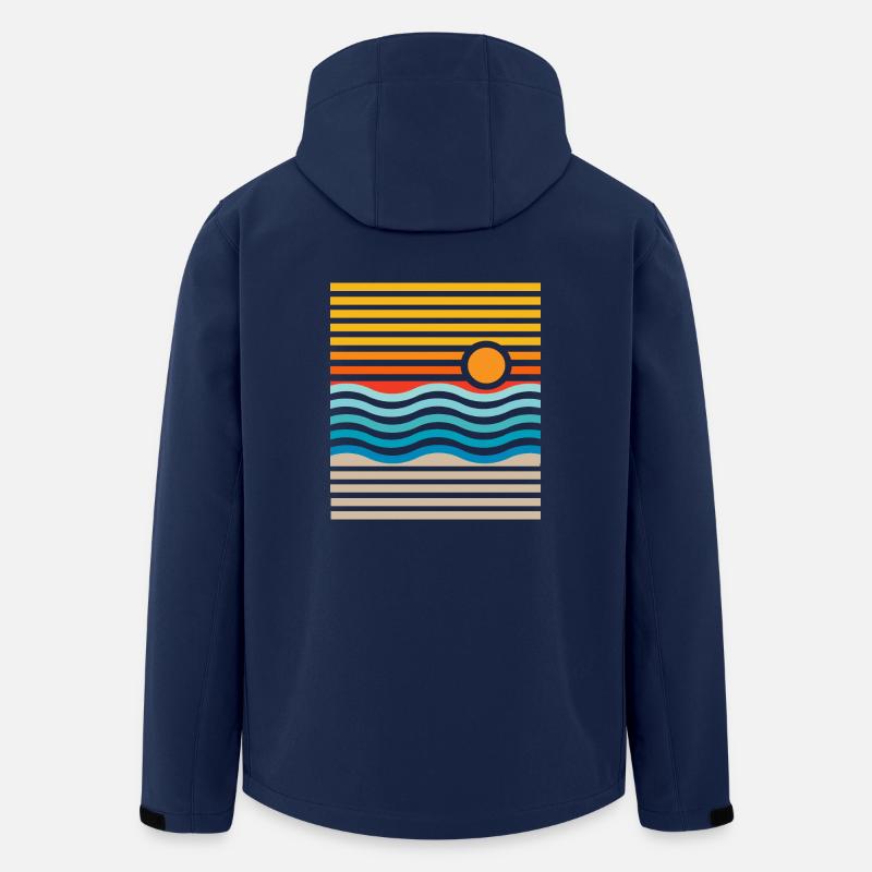 sommer - Recycelte Männer Softshell-Jacke von Stanley/Stella - Navy