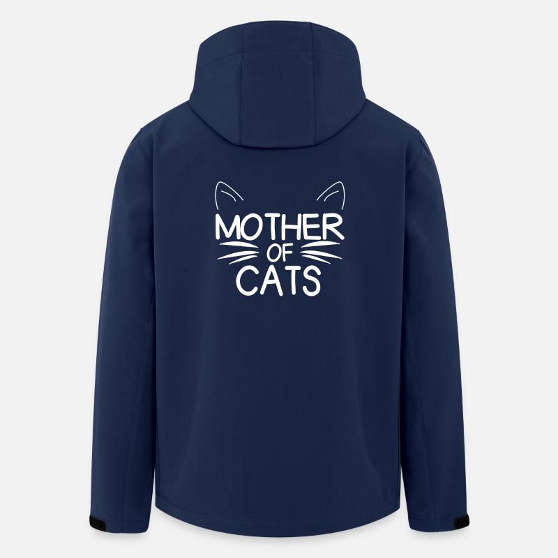cat - Men’s Recycled Softshell Jacket by Stanley/Stella - navy