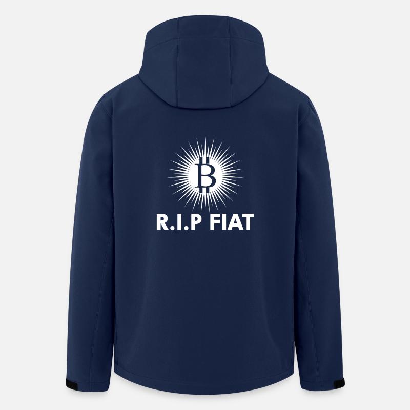 Bitcoin - Recycelte Männer Softshell-Jacke von Stanley/Stella - Navy