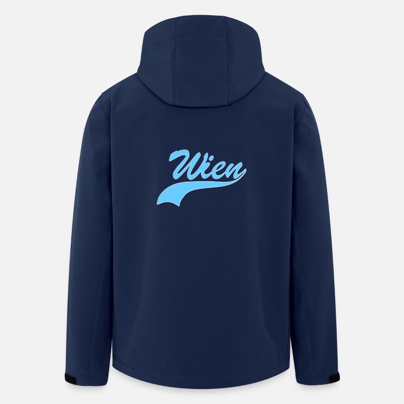 Wien - Recycelte Männer Softshell-Jacke von Stanley/Stella - Navy