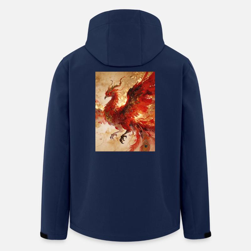 Der Sonnenherr: Phönix (Fenghuang) – Harmon - Recycelte Männer Softshell-Jacke von Stanley/Stella - Navy