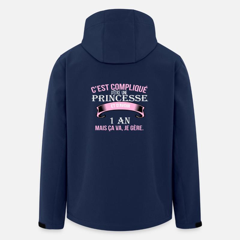 1 Jahr - Recycelte Männer Softshell-Jacke von Stanley/Stella - Navy