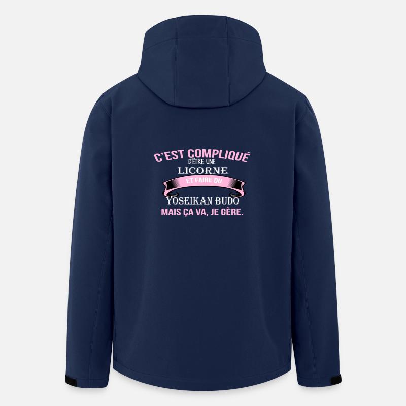 Yoseikan budo - Veste softshell homme en polyester recyclé Stanley/Stella - marine