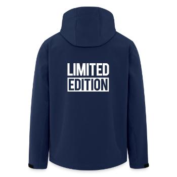Coole Limited Edition T-Shirts & Hoodies - Recycelte Männer Softshell-Jacke von Stanley/Stella - Navy - Hinten - AI Model Male 185 light (185cm)