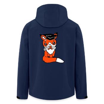 Fox High School Graduation Certificats de fin d’études Chapeau de collège - Veste softshell homme en polyester recyclé Stanley/Stella - marine - Dos - AI Model Male 185 light (185cm)