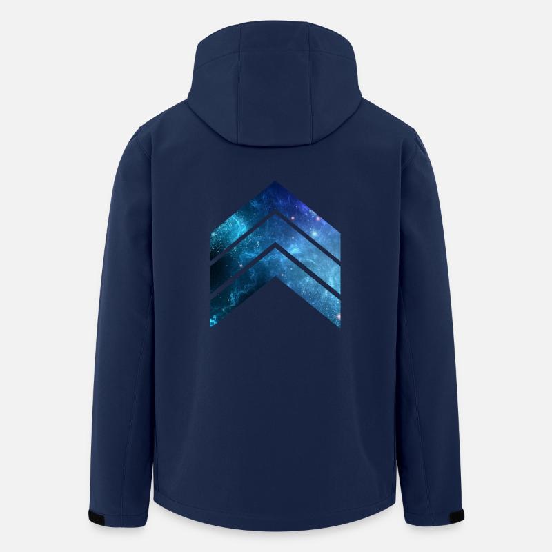 Blue Galaxy 2 - Recycelte Männer Softshell-Jacke von Stanley/Stella - Navy