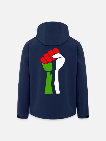 Free palestine - Recycelte Männer Softshell-Jacke von Stanley/Stella - Navy
