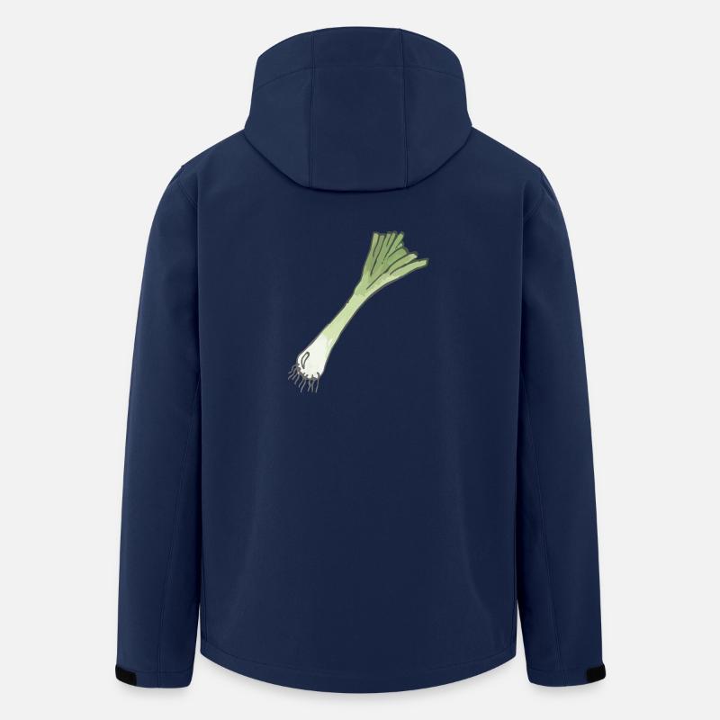 Leek onion with root - Men’s Recycled Softshell Jacket by Stanley/Stella - navy
