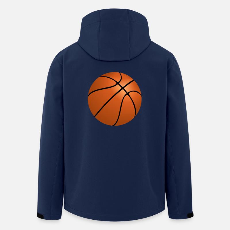 Basketball - Recycelte Männer Softshell-Jacke von Stanley/Stella - Navy